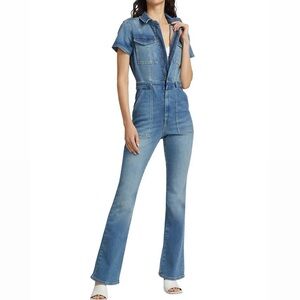 Good American Fit for success denim jumpsuit- Size 1